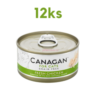 Canagan Cat konzerva Kuře 12 x 75 g