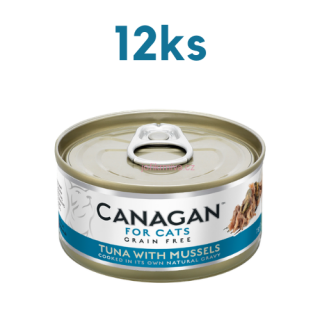 Canagan Cat konzerva Tuňák a mušle 12 x75 g