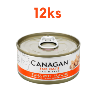 Canagan Cat konzerva Tuňák a krevety 12 x 75 g