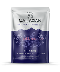 Canagan kuře pro starší/sterilizované kočky 85g
