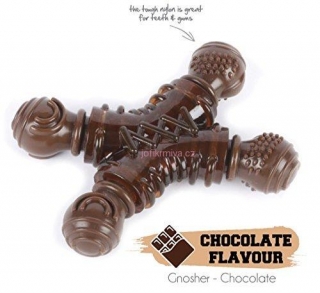 Gnosher Chocolate hračka na žvýkání